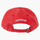 Supreme Pigment Canvas S Logo 6-panel Red