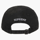 Supreme Pigment Coated 2-tone S Logo 6-panel Black