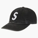 Supreme Pigment Coated 2-tone S Logo 6-panel Black