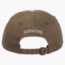 Supreme Pigment Coated 2-tone S Logo 6-panel Brown