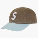 Supreme Pigment Coated 2-tone S Logo 6-panel Brown