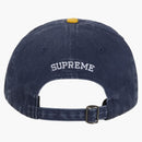 Supreme Pigment Coated 2-tone S Logo 6-panel Dark Denim