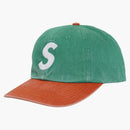 Supreme Pigment Coated 2-tone S Logo 6-panel Green