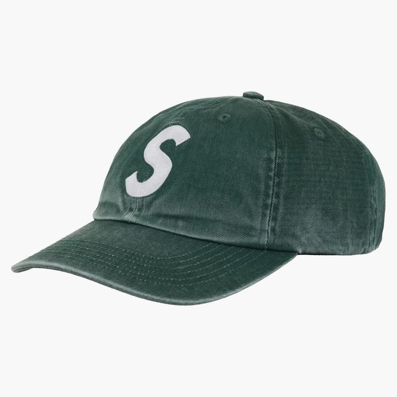 Supreme Pigment Coated S Logo 6-Panel Green