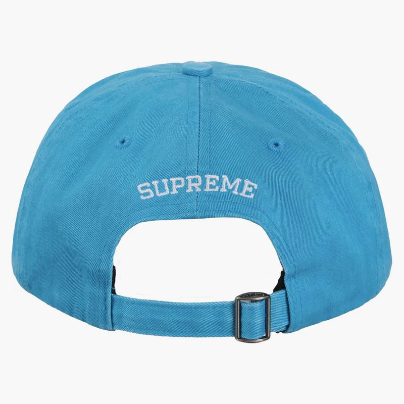 Nejvyšší pigmentová potažená logo S 6-panel světle modrá