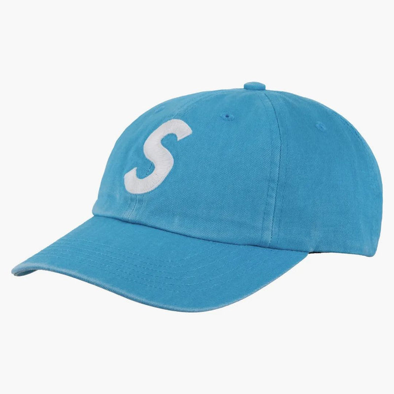 Nejvyšší pigmentová potažená logo S 6-panel světle modrá