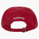 Supreme Pigment Coated S Logo 6-panel Red