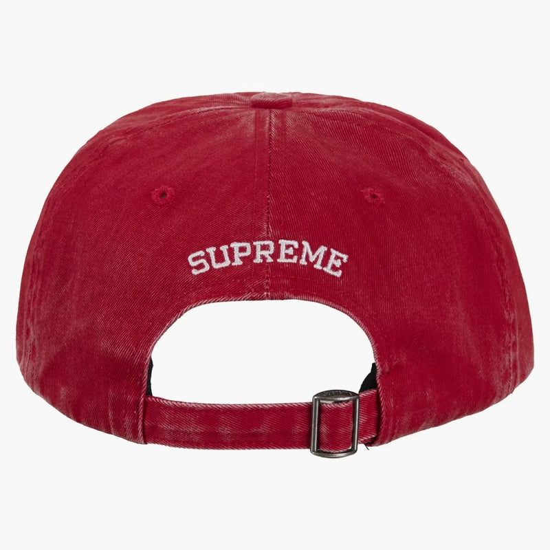Supreme Pigment Coated S Logo 6-Panel Red