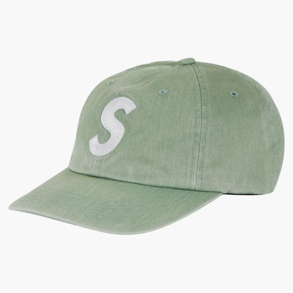 Suprem Pigment Print s logo cu 6 panouri cu 6 panouri (FW22) Sage ușor
