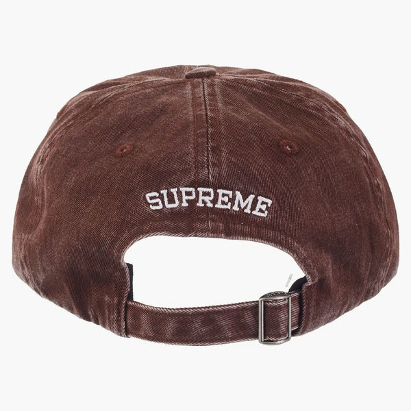 Supreme Pigment Print S LOGO 6-PANEL (FW23) BROWN