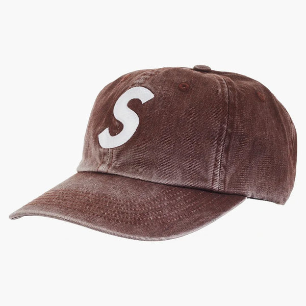 Supreme Pigment Print S Logotipo de 6 paneles (FW23) Brown