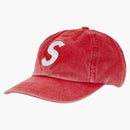 Supreme Pigment Print S Logo 6-panel (fw23) Red