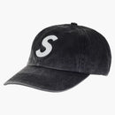 Supreme Pigment Print S Logotipo de 6 paneles (FW23) Washed Black