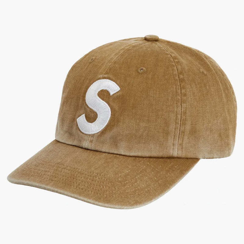 Supreme Pigment Print S Logo 6-panel Tan