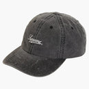 Supreme Pigment Print Script Logo 6-panel Black
