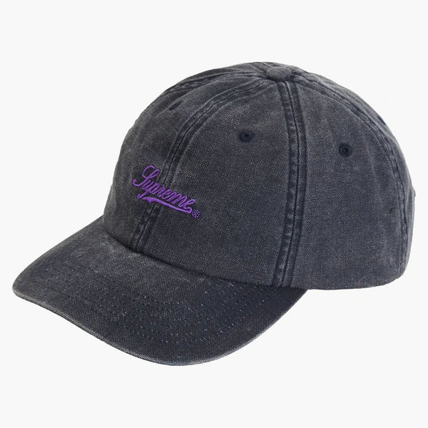 Supreme Pigment Print Script Logo 6-panel Navy