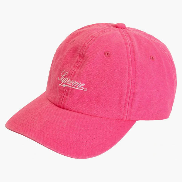Supreme Pigment Print Script Logo 6-panel rosa