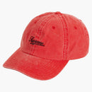 Supreme Pigment Print Script Logo 6-panel Red