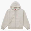 Supreme Pilled Zip Up Hooded Sweatshirt Stone