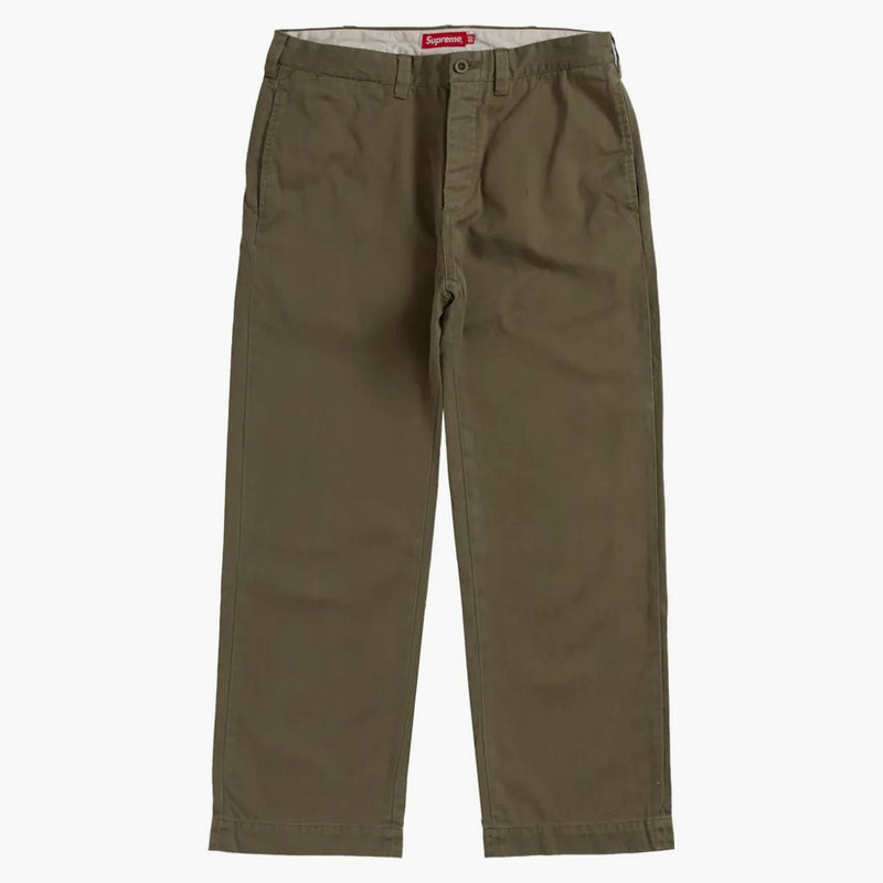 Nejvyšší pin up Chino Pant (FW20) Olive