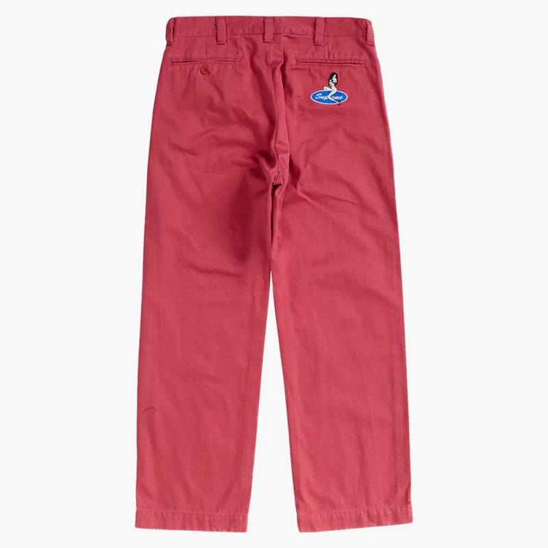 Nejvyšší pin up Chino Pant (SS21) kardinál