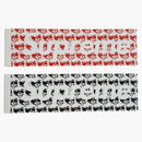 Set adesivo logo supremo rosa pantera rosa