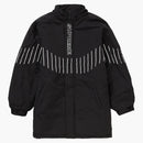 Supreme Pinstripe Panel Sports Parka Black