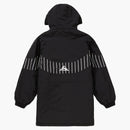 Supreme Pinstripe Panel Sports Parka Black
