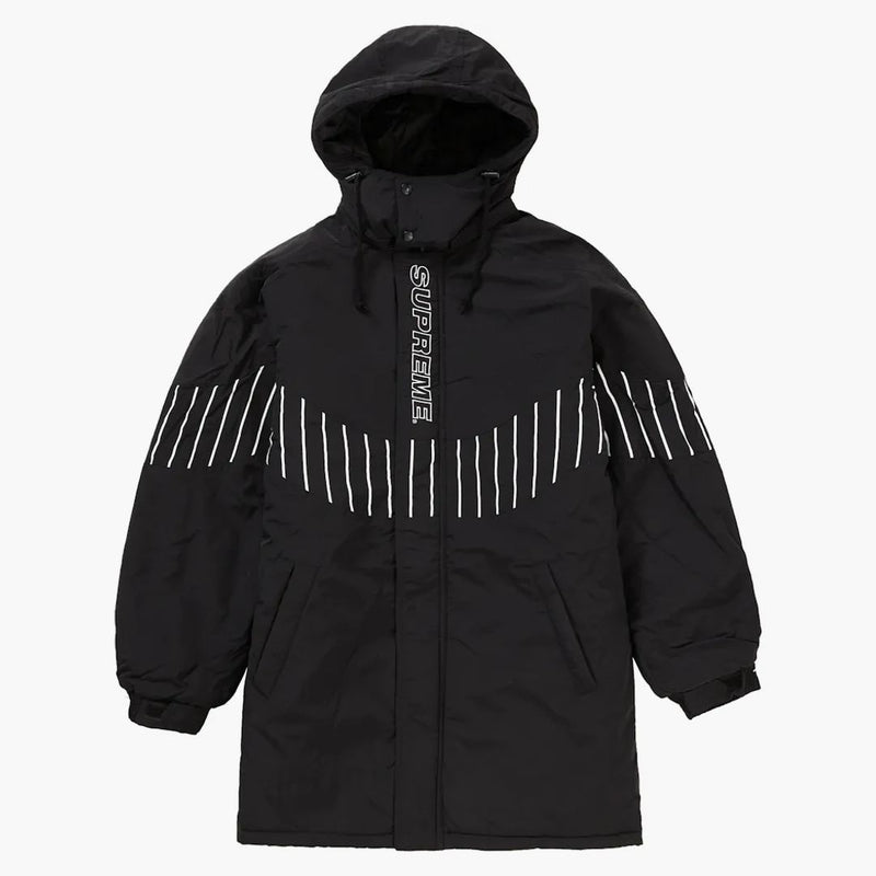 Pannello supremo pannello sportivo parka nero
