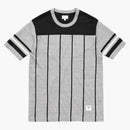Supreme Pinstripe SS Football Top Heather Gray