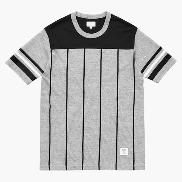 Nejvyšší pinstripe ss fotbal Top Heather Grey