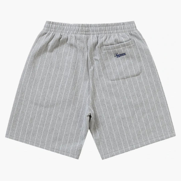 Nejvyšší pinstripe mikina heather šedá