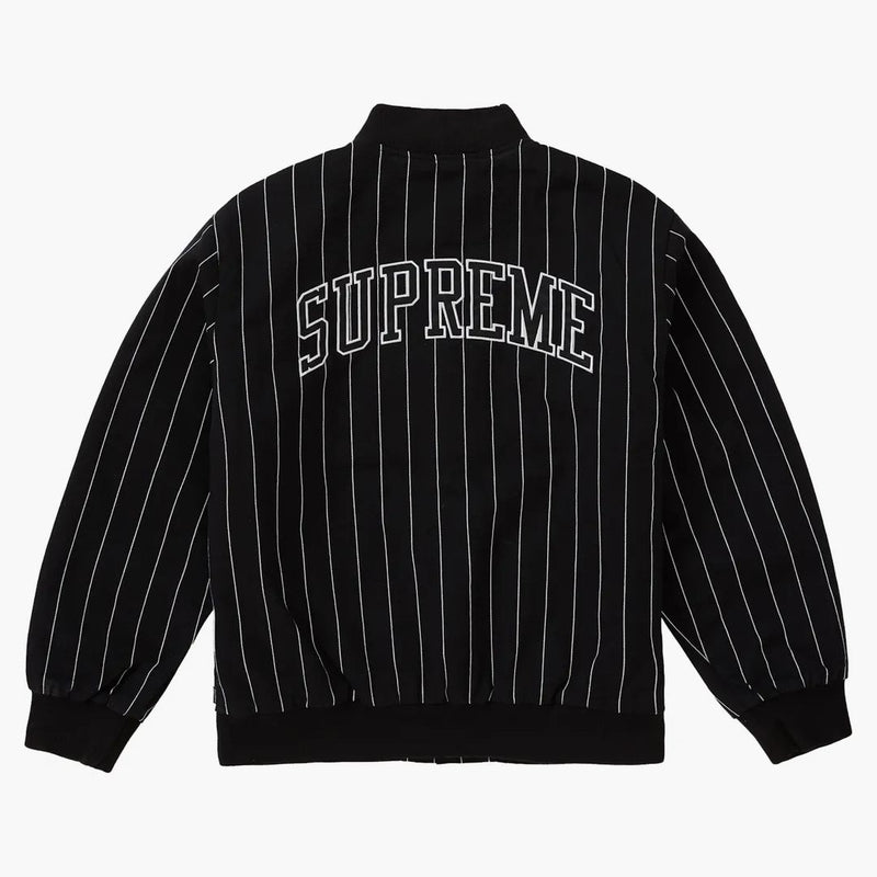 Giacca varsity suprema rossa nera