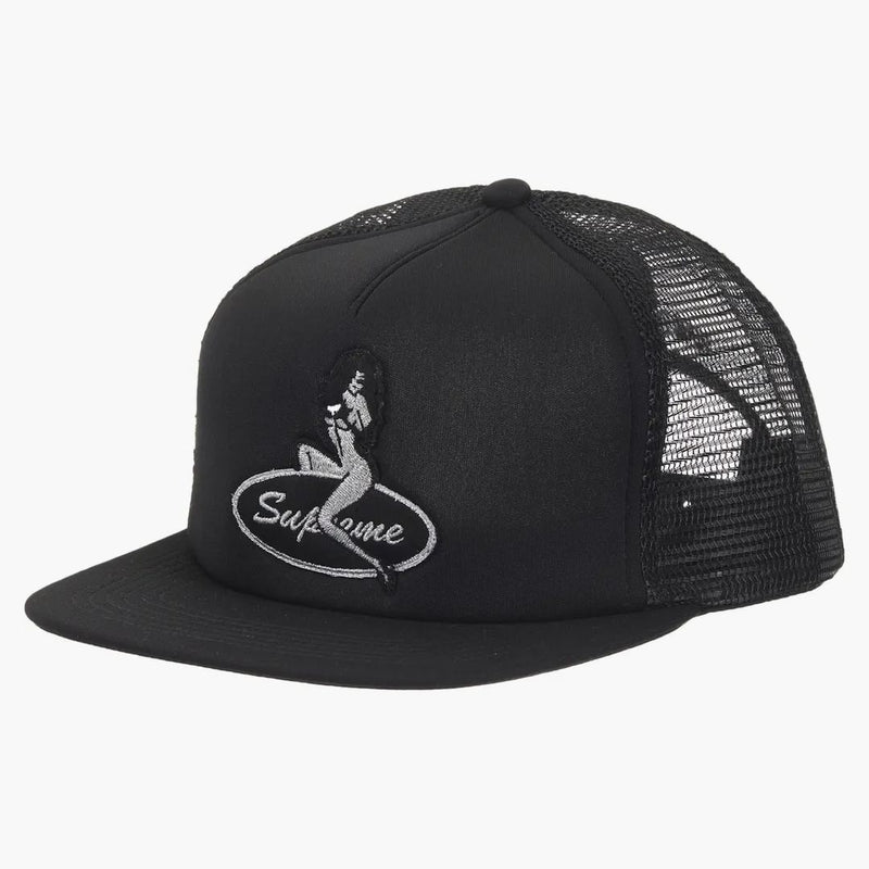 Supreme Pinup Mesh Back 5-panel Black