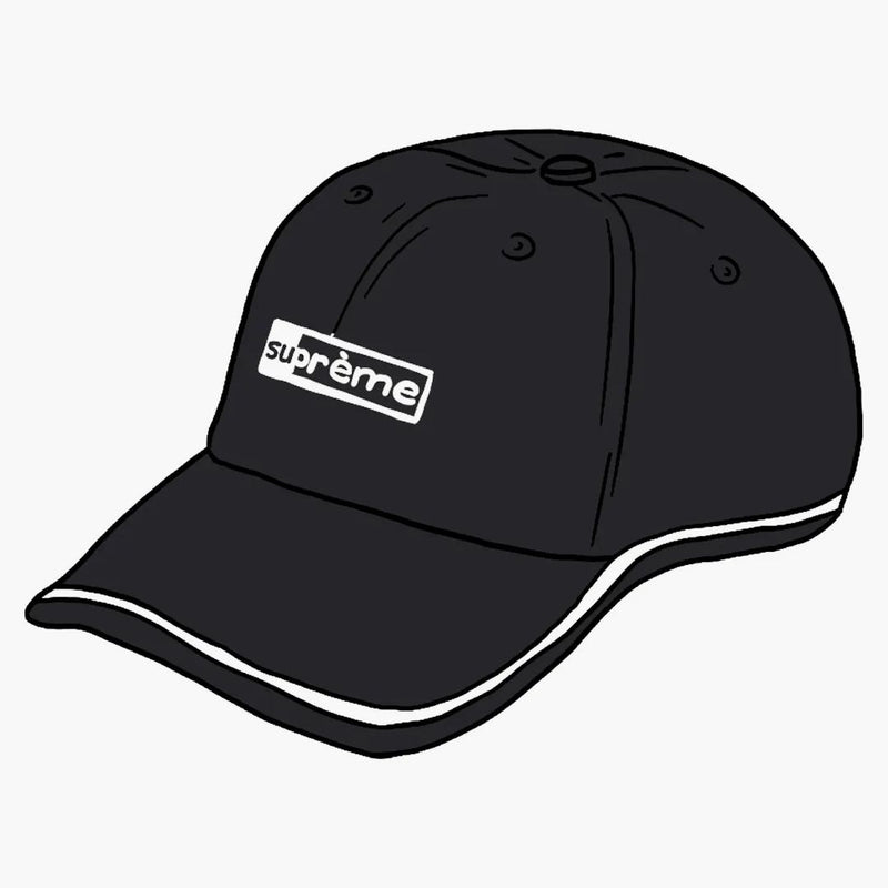 Supreme Piping 6-panel svart