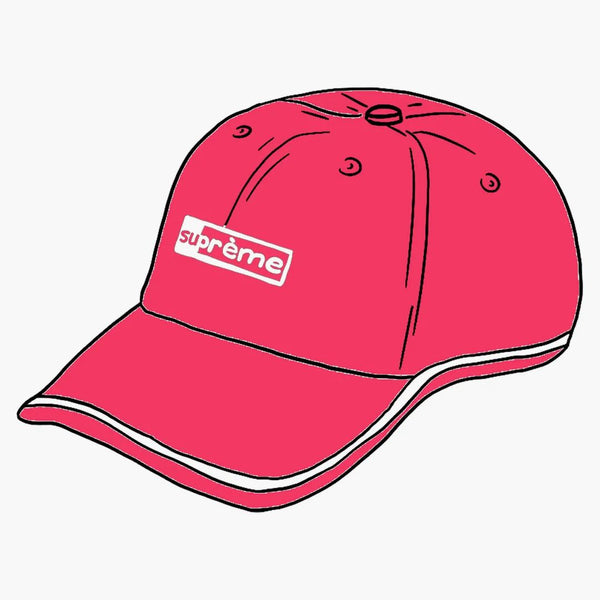 Supreme Piping 6-panel Pink