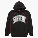 Supreme Boxy Piping Arc Hooded Sweatshirt Black