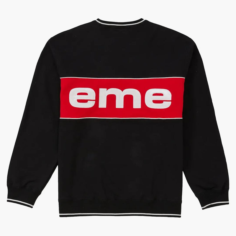 Supreme Piping Crewneck Black
