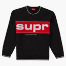 Supreme Piping Crewneck Black