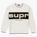 Supreme Piping Crewneck White