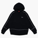 Supreme Piping Hooded Sweatshirt Black