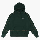 Supreme Piping Hooded Sweatshirt Dark Green