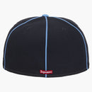 Supreme X New Era Piping Script Logo Cap Navy