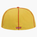 Supreme X New Era Piping Script Logo Cap Yellow