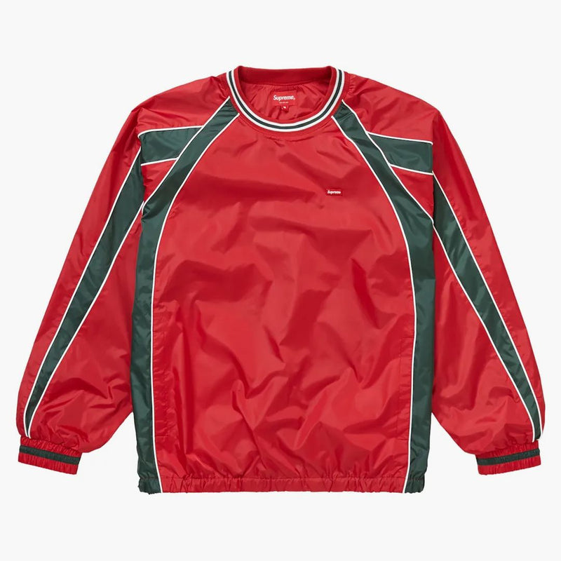 Supreme Piping Warm Up Pullover Red