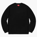 Supreme Pique Crewneck (FW18) Negro