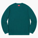 Supreme Pique Crewneck (FW18) Teal