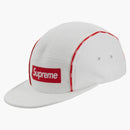 Supreme Pique Piping Camp Cap White