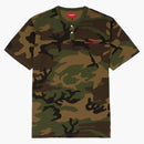Supreme Pique S/S Henley Woodland Camo