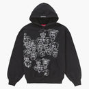 Supreme Pitbulls Embroidered Hooded Sweatshirt Black
